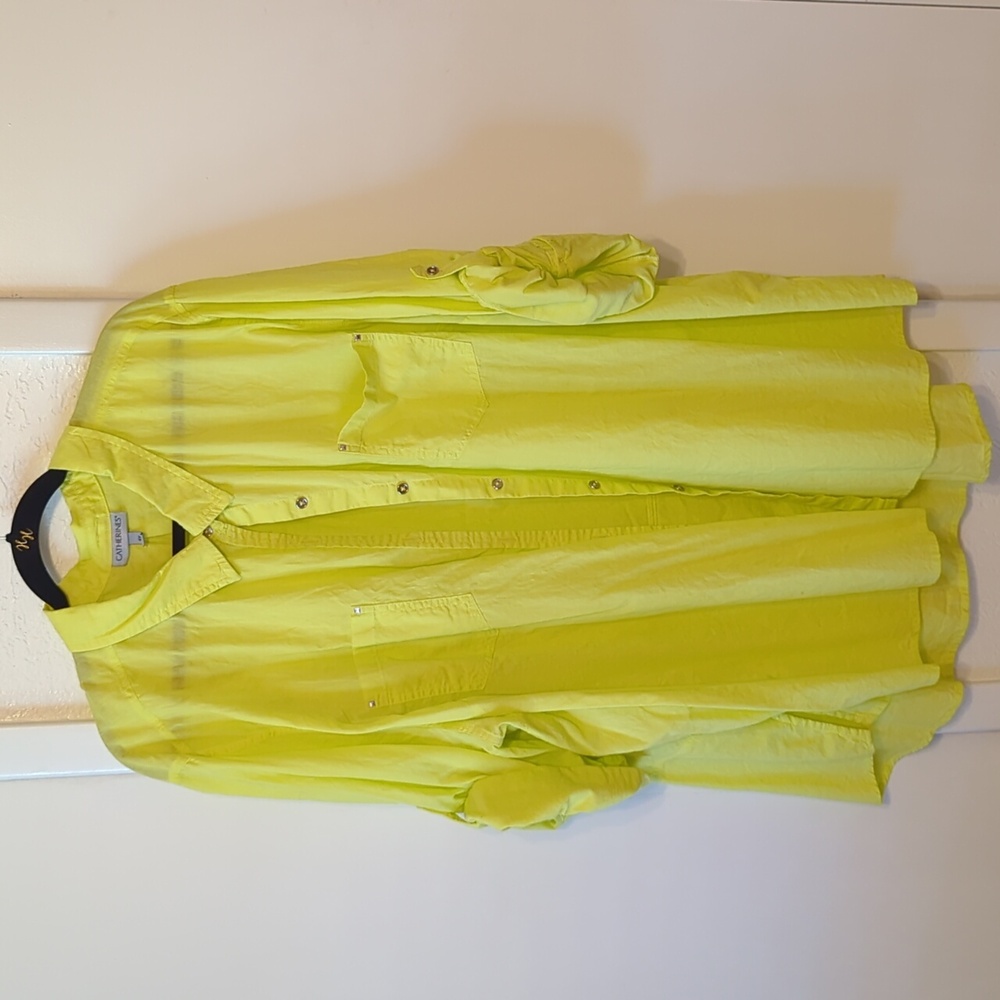 Catherines Vibrant Yellow Blouse